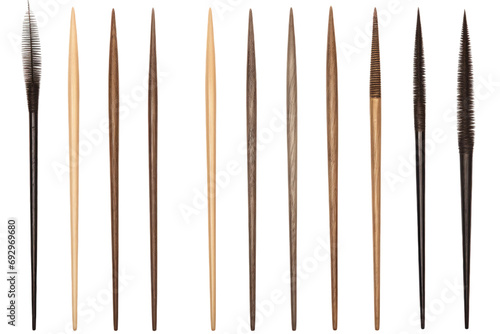 Unfiltered Hair Stick Styles Isolated On Transparent Background