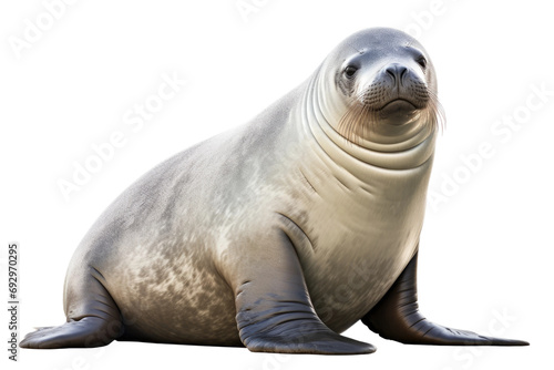 Genuine Hawaiian Seal Life Isolated On Transparent Background
