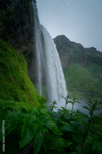 Icelandic Cascade: Majestic Waterfall in the Heart of Iceland's Pristine Wilderness (ID: 692971412)