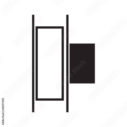 Alignment icons vector