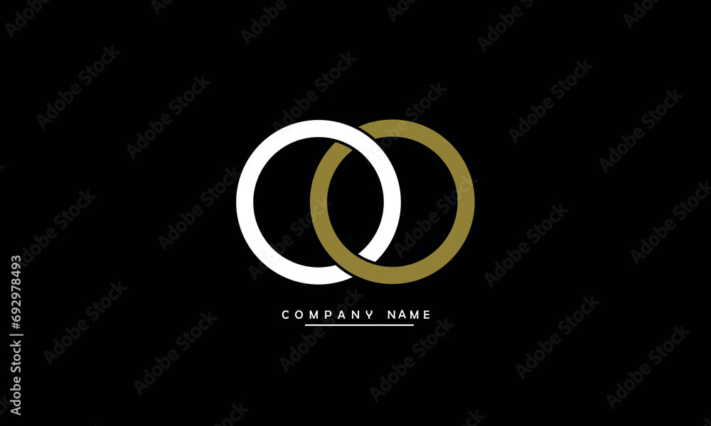 OO Abstract Letters Logo Monogram