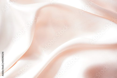 Wavy pink silk or satin, simple, elegant, beautiful back, blurry or blurry
