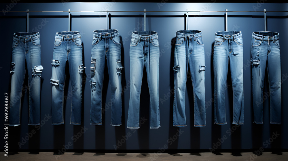 jeans fashion  - obrazy, fototapety, plakaty 