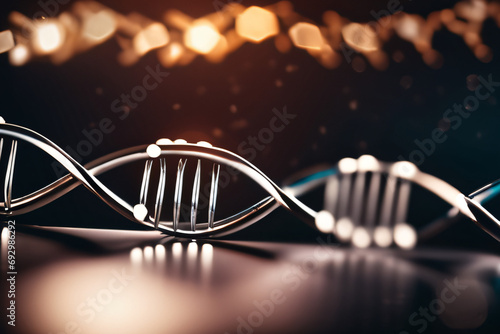 Molecular Harmony: Exploring the Genetic Symphony Through Macroscopic DNA Photography photo