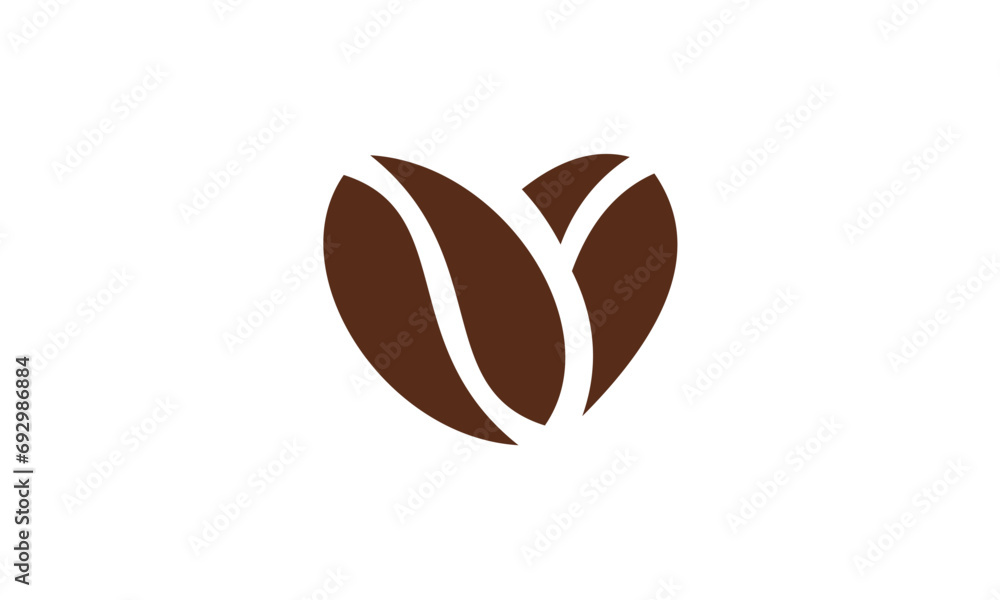 Obraz premium coffee beans icon