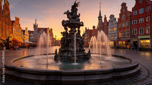 Gdansk Poland November 26 2023 Sunrise
