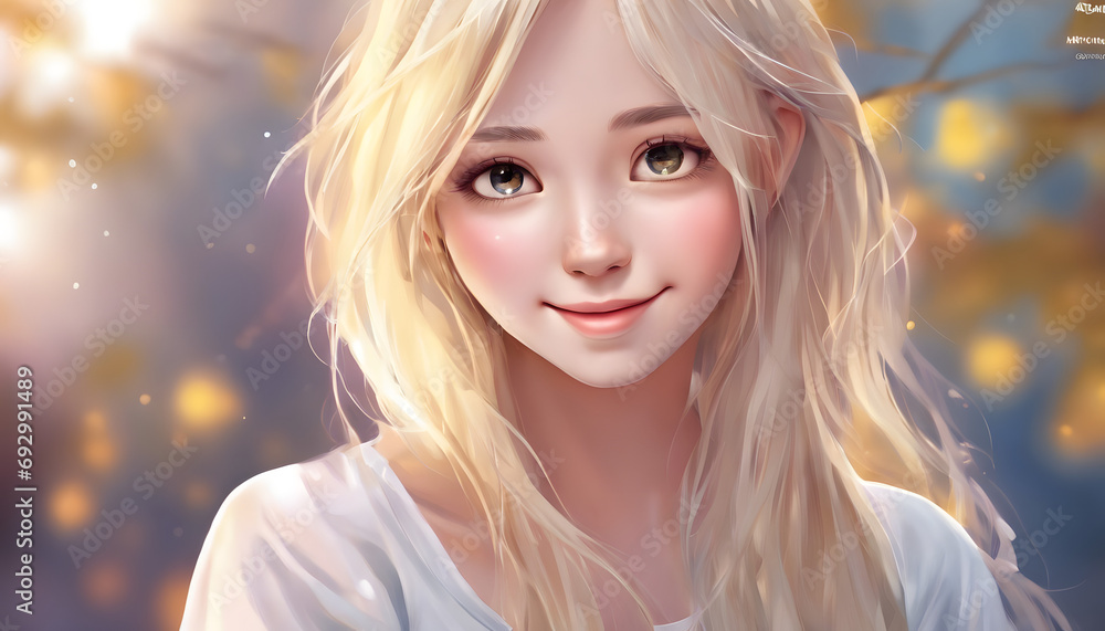 avatars, girl's face, blonde, smile avatars, girl's face, blonde, smile
