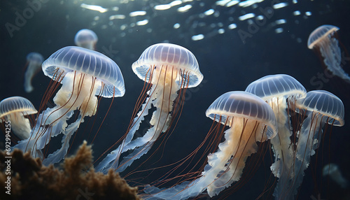 Underwater Jellyfish: Stunning Aquatic Life in the Deep Blue Sea