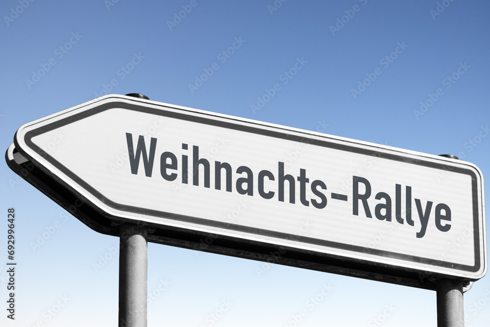 Weihnachts-Rallye, Börsenwegweiser, Symbolbild Weihnachts-Rallye, Börsenwegweiser, Symbolbild