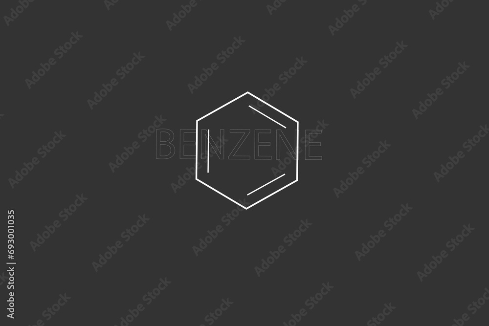Benzene molecular skeletal chemical formula Benzene molecular skeletal chemical formula