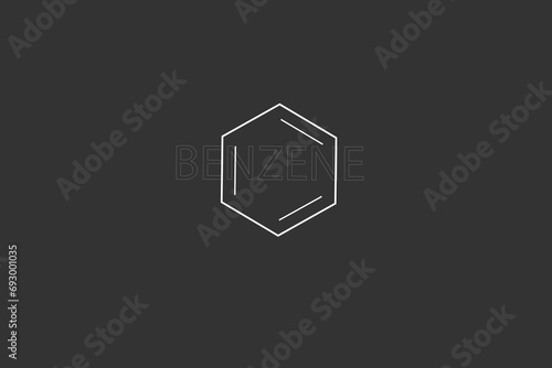 Benzene molecular skeletal chemical formula