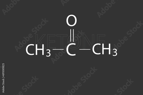  Ketone molecular skeletal chemical formula