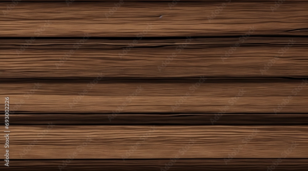 Fototapeta premium Brown Wood Flooring with Textured Detail. Close-up of brown hardwood flooring with wood grain pattern