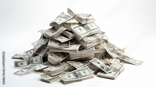 Stack of money photo