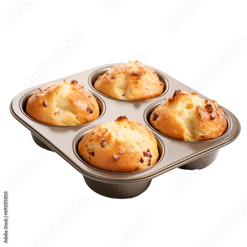 Bite-sized Muffin Creations on a transparent background