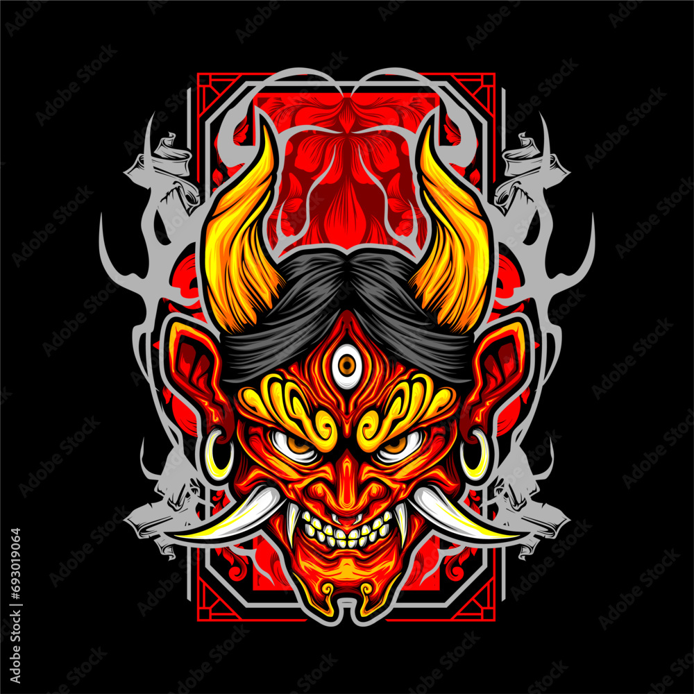 japanese oni mask japanese oni mask