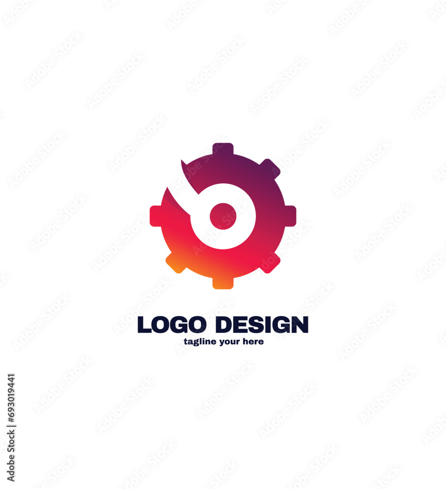 Vector gradient engine editable vector icon design Vector gradient engine editable vector icon design