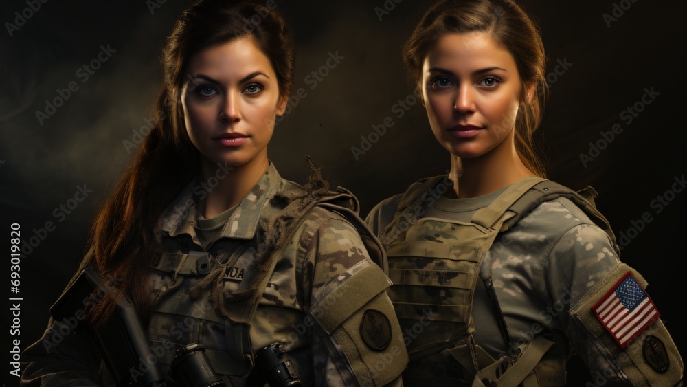 Unity Among Female Soldiers - Standing Shoulder to Shoulder for a Common Mission Unity Among Female Soldiers - Standing Shoulder to Shoulder for a Common Mission