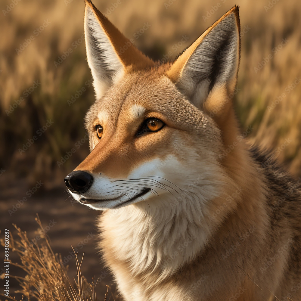 portrait of a jackal portrait of a jackal
