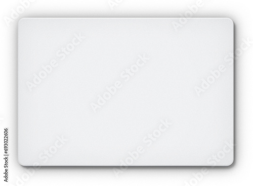 Close up view isolated laptop on plain background suitable for your element project.