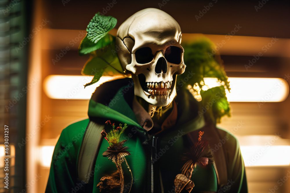 Eternal Reckoning: A Profound Exploration of Organic Resurgence Amidst Skeletal Remnants and Flourishing Fungal Ecosystems Eternal Reckoning: A Profound Exploration of Organic Resurgence Amidst Skeletal Remnants and Flourishing Fungal Ecosystems