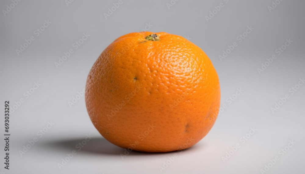 Juicy citrus slice, vibrant and fresh, perfect for healthy eating generated by AI Juicy citrus slice, vibrant and fresh, perfect for healthy eating generated by AI