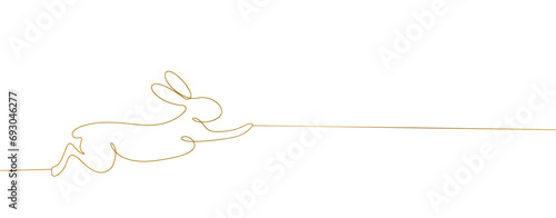 Wallpaper Mural Rabbit Easter line art style with transparent background  Torontodigital.ca