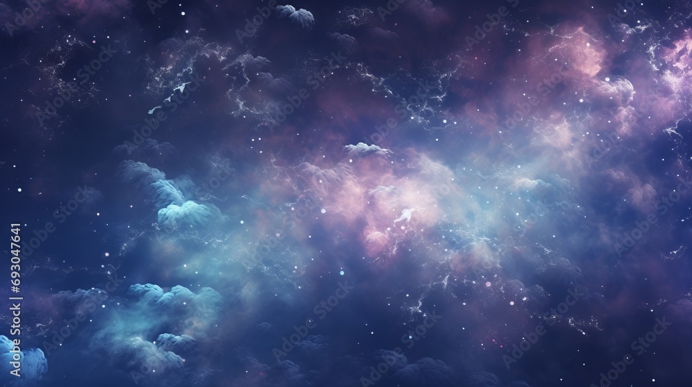 A night sky filled with stars and clouds A night sky filled with stars and clouds