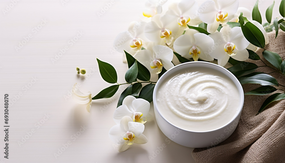 Freshness and beauty in nature, petal pampering generated by AI