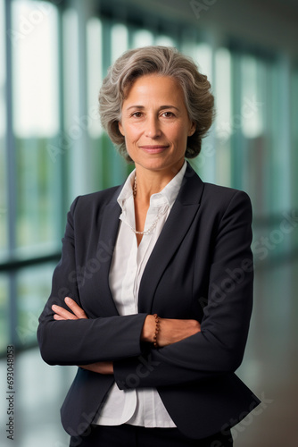 Middle aged SEO business woman portrait.