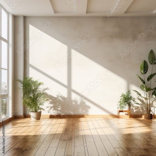 modern living room with a window © Sor