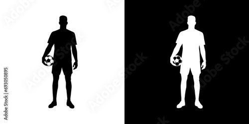 Football sport position icon, silhouette, sport icon, football icon, black icon.