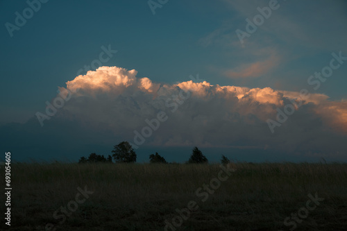 Landscape with beautiful su...