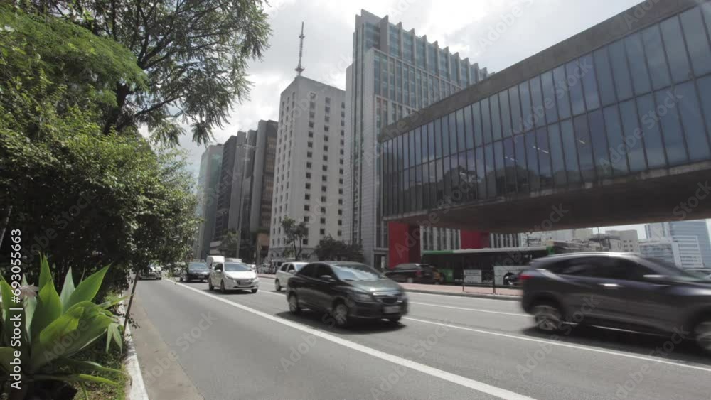 12- Time lapse cidade de São Paulo SP Brasil, Avenida Paulista, carros, onibus, pessoas, semaforo, trafego 12- Time lapse cidade de São Paulo SP Brasil, Avenida Paulista, carros, onibus, pessoas, semaforo, trafego