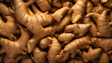 A clear image completely filled with ginger