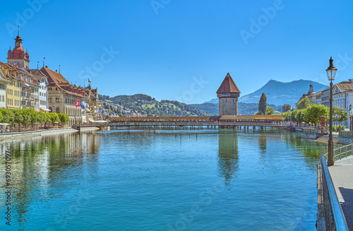 Lucerne, a medieval city on the lake