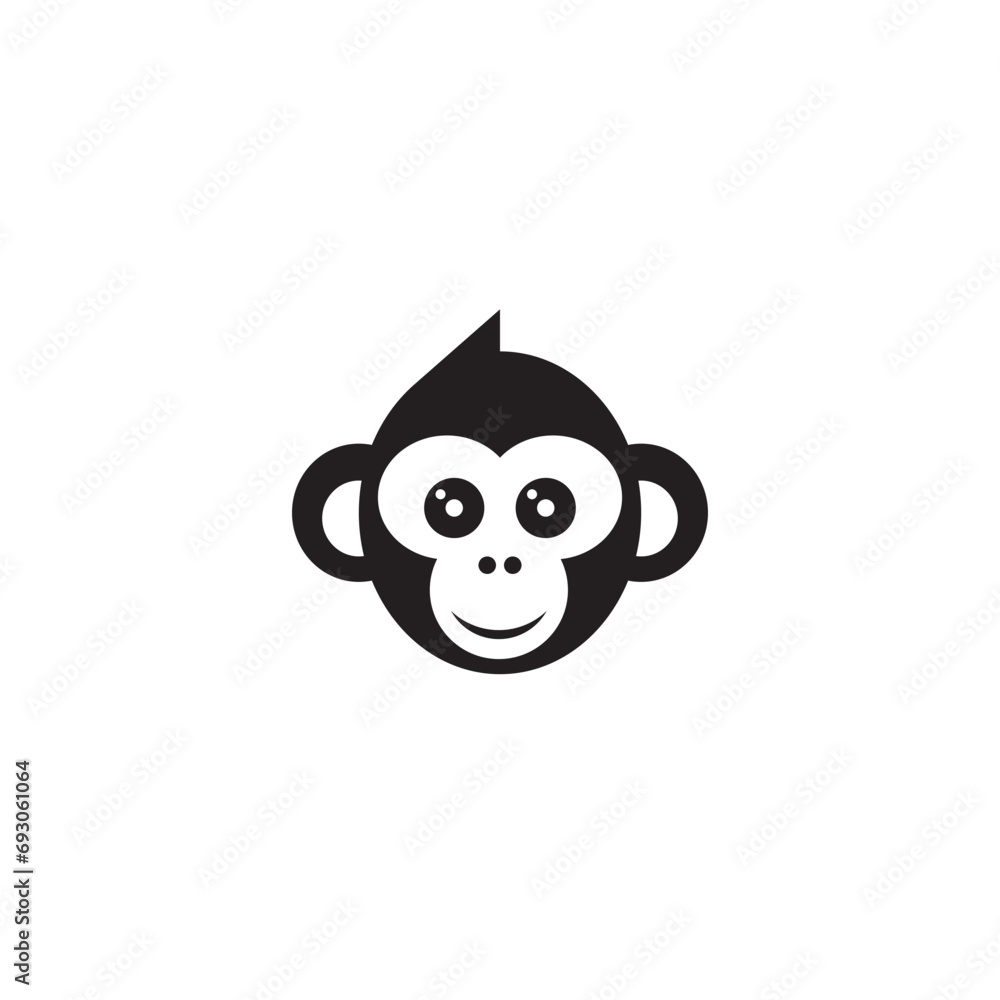Fotografia Monkey logo or icon design