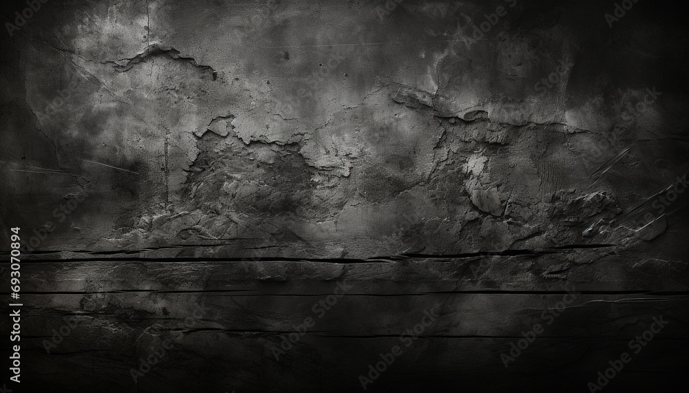 Fototapeta premium Old dirty wall with abstract pattern and grunge generated by AI