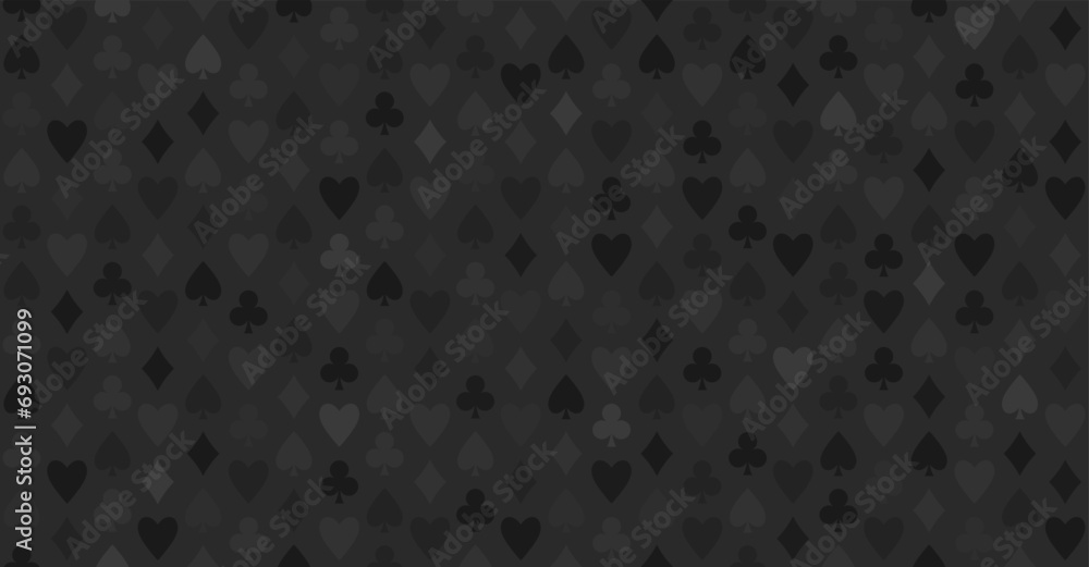 Playing card seamless pattern Playing card seamless pattern