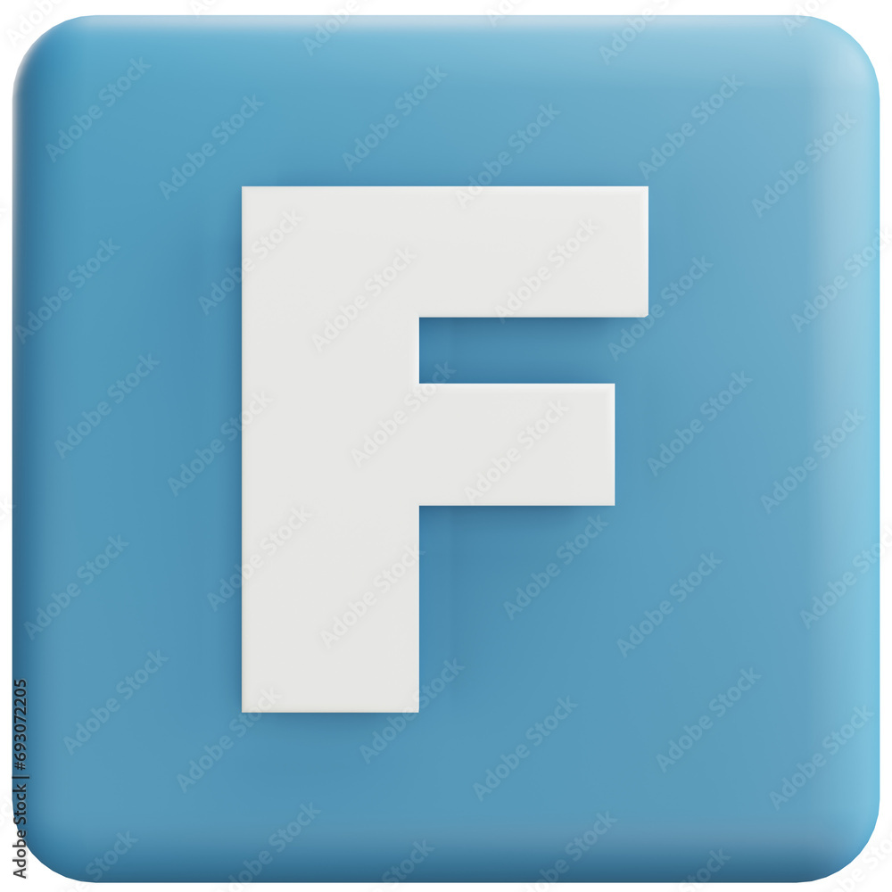 Letter F Alphabet 3d Icon Letter F Alphabet 3d Icon