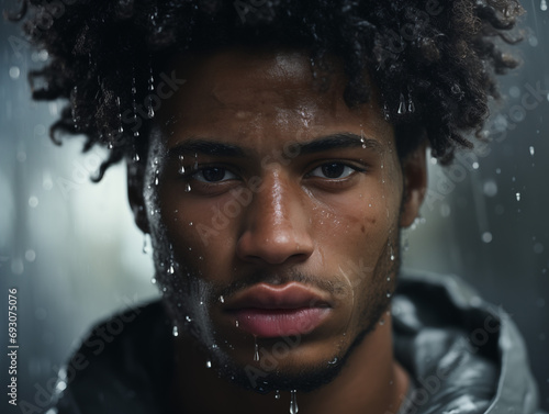 African American Man Portrait in a studio 1