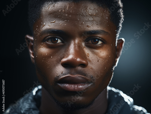 African American Man Portrait in a studio 3