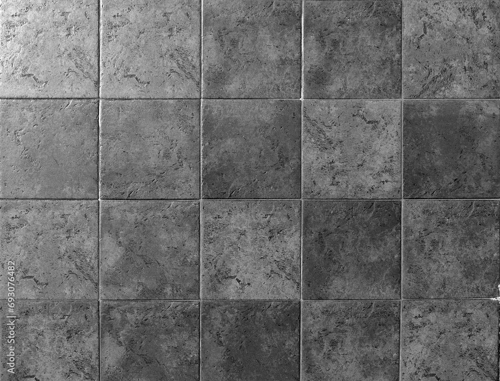 custom made wallpaper toronto digitalNatural stone tiles, square shape with shades of gray colors . Full frame, background and texture.