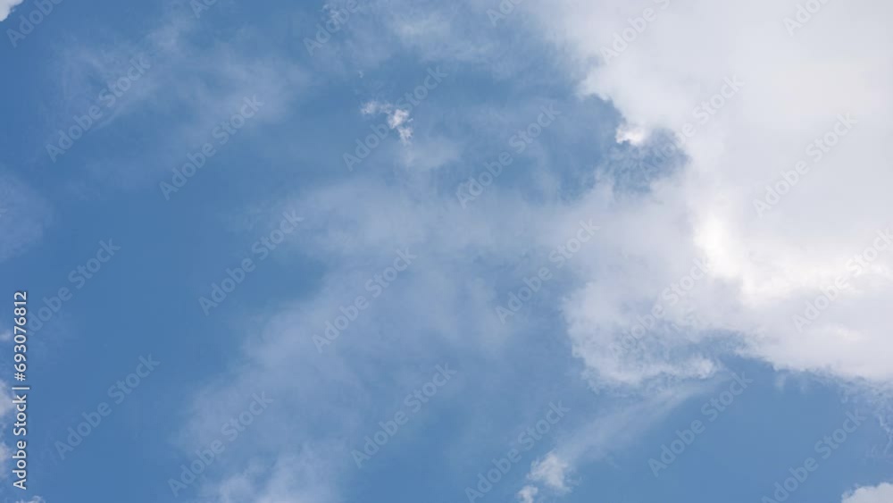 Cloudy blowing in the blue sky Cloudy blowing in the blue sky