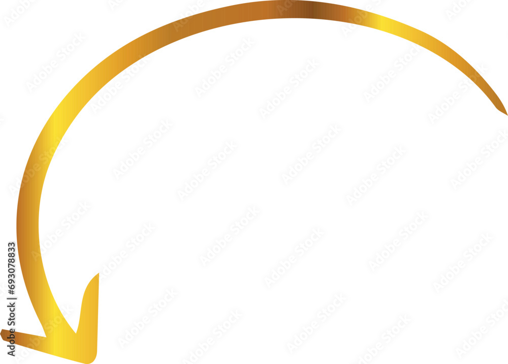 Gradient pointer arrow drawing shows direction. Gradient pointer arrow drawing shows direction.