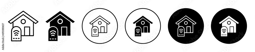 Home control icon. smart home appliance equipment controller remote access through 5g technology device symbol. wireless internet innovation application network system vector. smart home automation Home control icon. smart home appliance equipment controller remote access through 5g technology device symbol. wireless internet innovation application network system vector. smart home automation