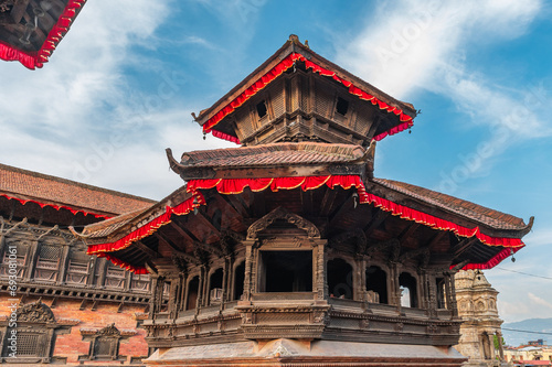 Konstfotografi Bhaktapur Durbar Square, Kathmandu valley, Nepal