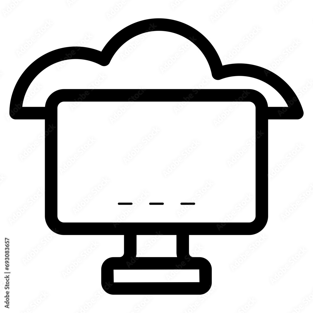cloud data icon