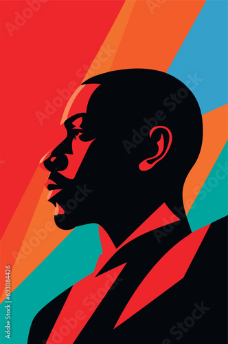 Vibrant Black History Month Celebration Poster