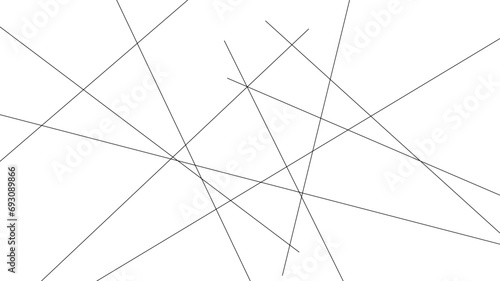 Random geometric line pattern on a transparent background. Random line low poly pattern. abstract seamless line vector. Random chaotic lines abstract geometric patterns of modern design. 
